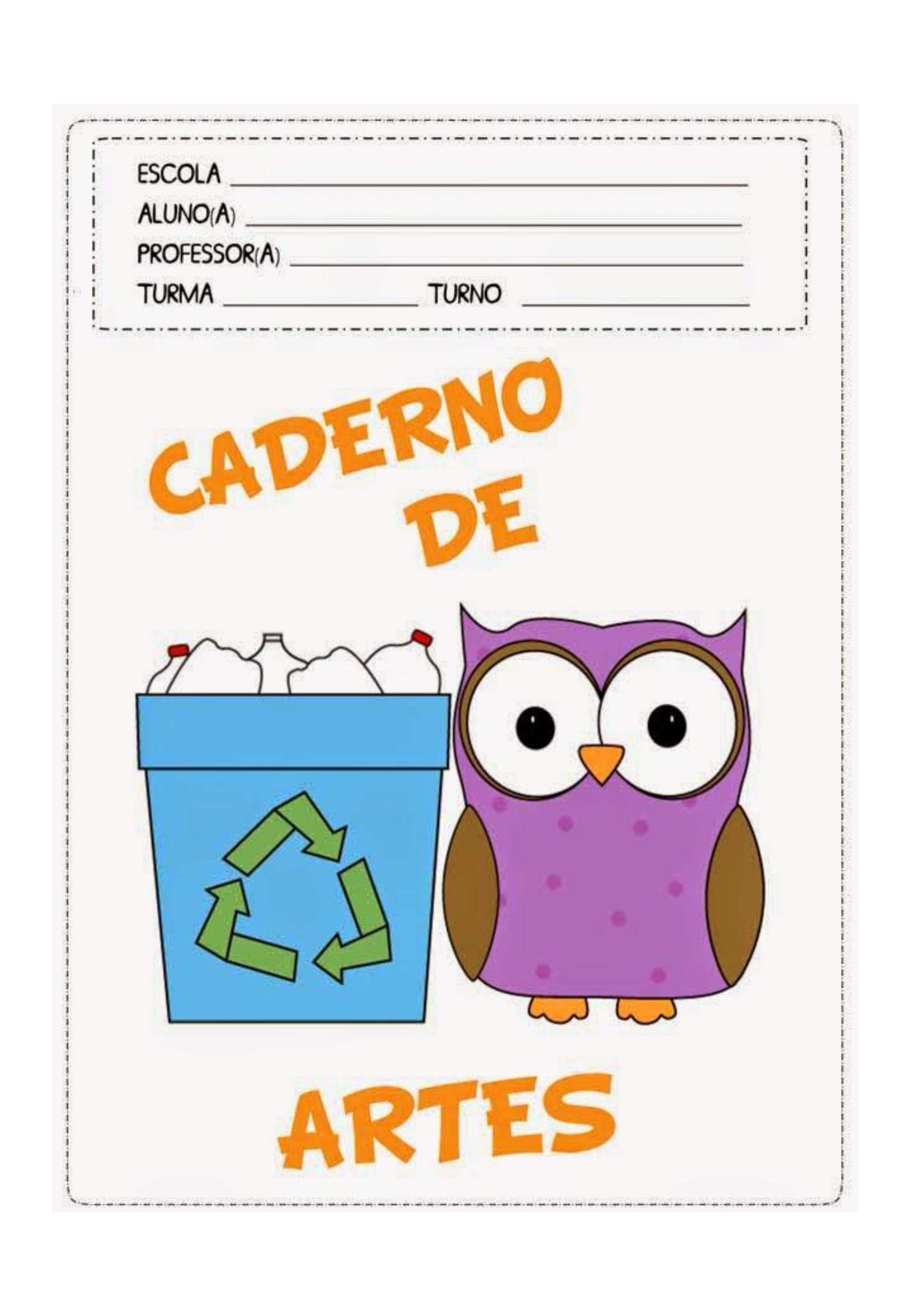 Capas De Caderno Coloridas Para A Educação Infantil 7628