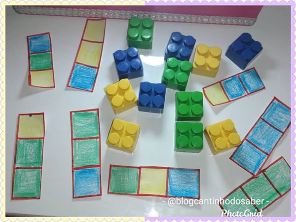 Arquivos peças de lego - Atividades para a Educação Infantil - Cantinho do  Saber