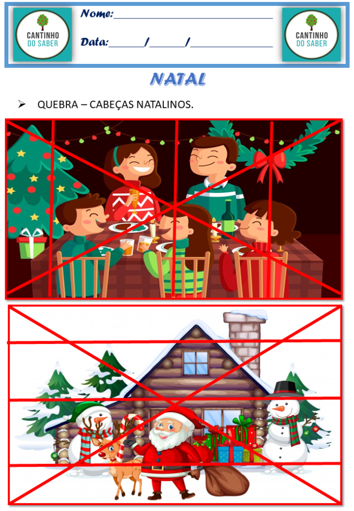 Atividades de Natal para Educação Infantil - Ensino Remoto - Atividades  para a Educação Infantil - Cantinho do Saber