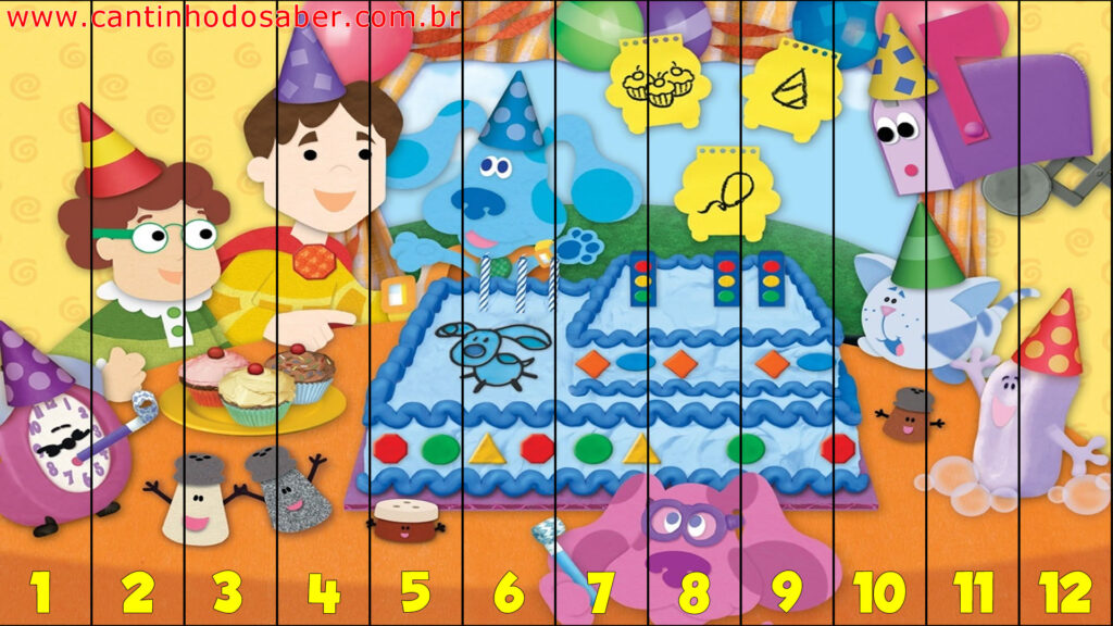 10 Quebra-Cabeças das Pistas de Blue e Você - Brincadeiras e Jogos para as  férias - Atividades para a Educação Infantil - Cantinho do Saber