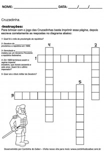 Atividades da proclamação da república
