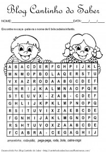 Atividades para o dia das crianças