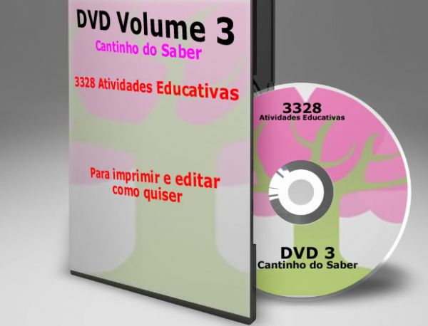 DVD Cantinho do Saber Volume 3