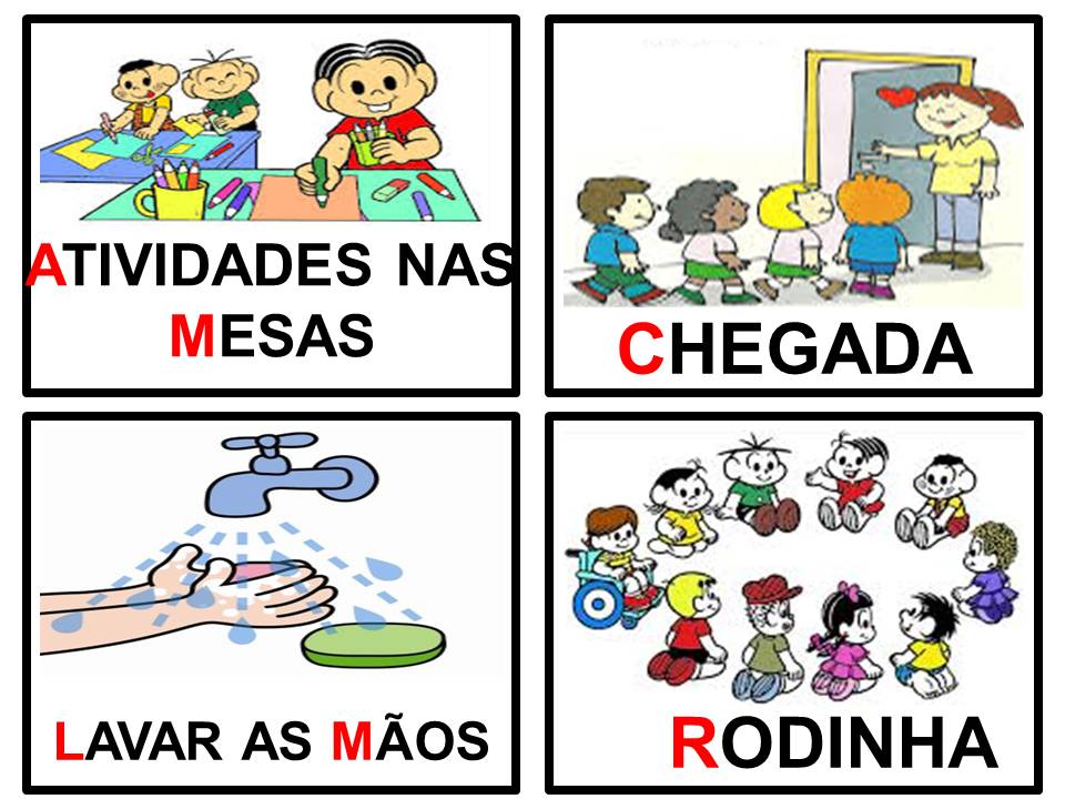 Rotina Para Educação infantil Atividades para a Educação Infantil Cantinho do Saber