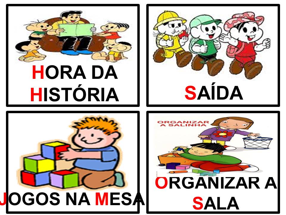 Rotina Para Educação Infantil Atividades Para A Educação Infantil