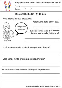 Atividade Para O Dia Do Trabalhador Cantinho Do Saber Atividades My Hot Sex Picture