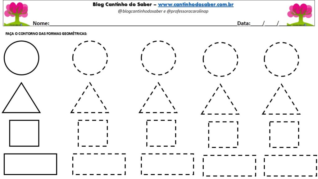 Atividades Escolares: Atividades com formas geométricas em inglês  Confira:  Atividades com formas geometricas, Atividades com formas,  Atividades com o alfabeto