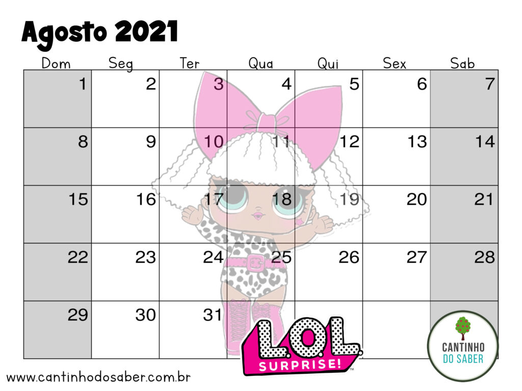 calendario lol surprise agosto 2021