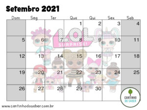 calendario lol surprise setembro 2021