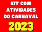 Pacote com atividades de carnaval 2023