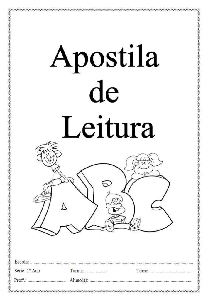APOSTILA DE LEITURA E ALFABETIZAÇÃO