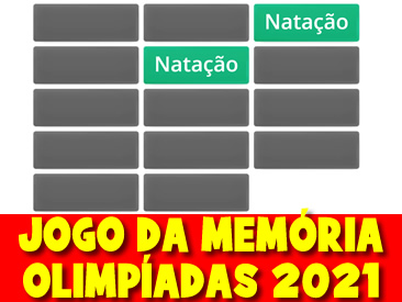 JOGO DA MEMÓRIA DAS OLIMPIADAS 2021