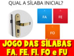 Jogo das sílabas com imagens – Sílaba FA, FE, FI, FO e FU