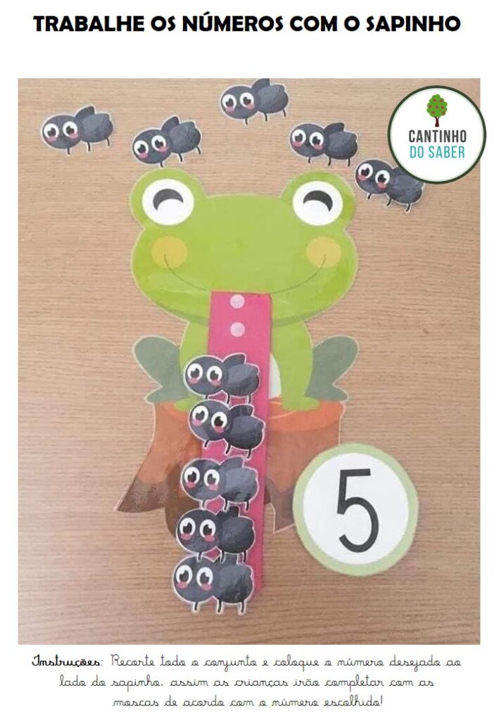 Arquivos jogo dos números até 10 - Atividades para a Educação Infantil -  Cantinho do Saber