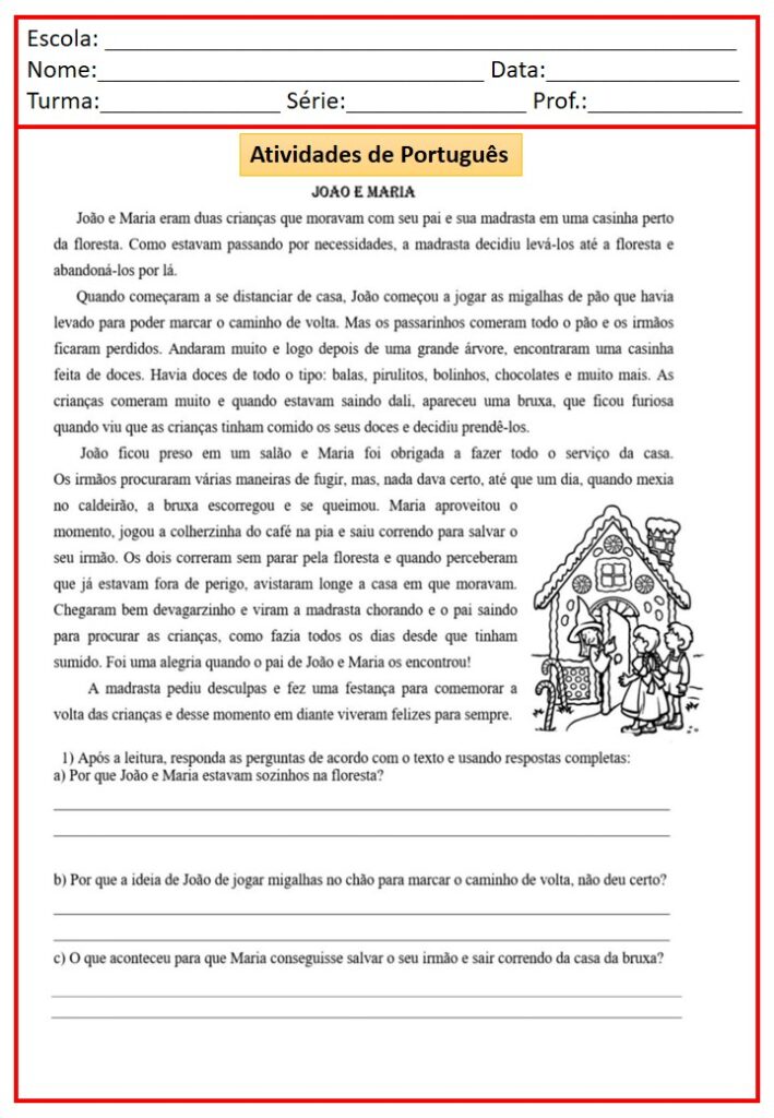 APOSTILA DE ATIVIDADES DE REVISÃO 3 ANO - TODAS MATÉRIAS