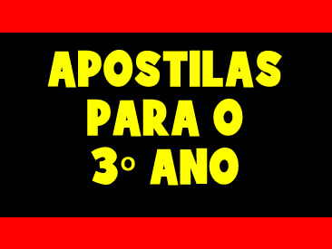 APOSTILAS PARA O 3 ANO