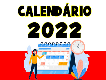 CALENDÁRIO 2022 COMPLETO MÊS A MÊS