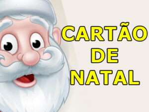 CARTÃO DE NATAL PARA IMPRIMIR