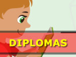 Diplomas para turminhas Educação Infantil e Ensino Fundamental – Modelo 2