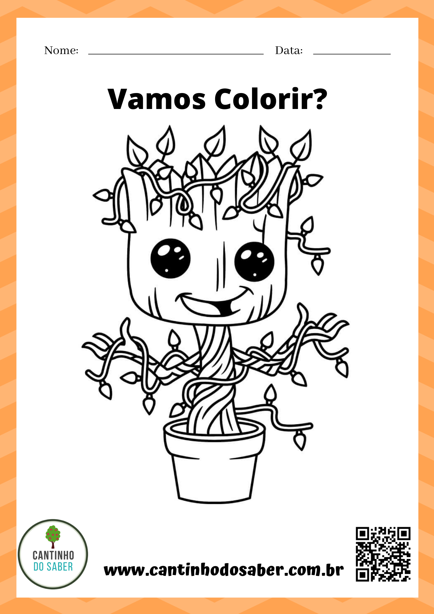 desenho para colorir lol - Atividades para a Educação Infantil - Cantinho  do Saber