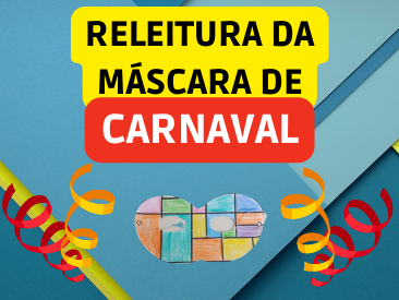Releitura de máscara para o Carnaval 2022