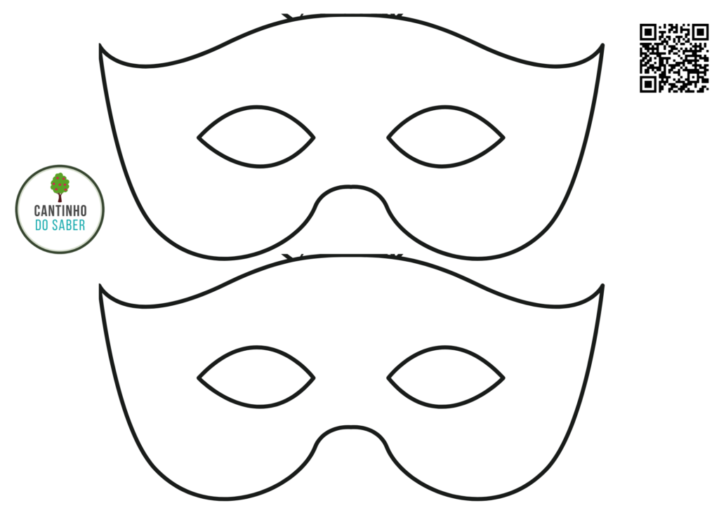 modelo de mascara de carnaval 2022