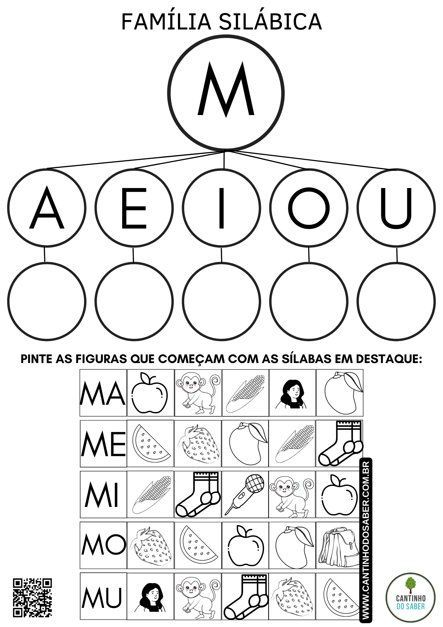 Meu Cantinho Preferido: Quebra-cabeça de palavras - sílabas