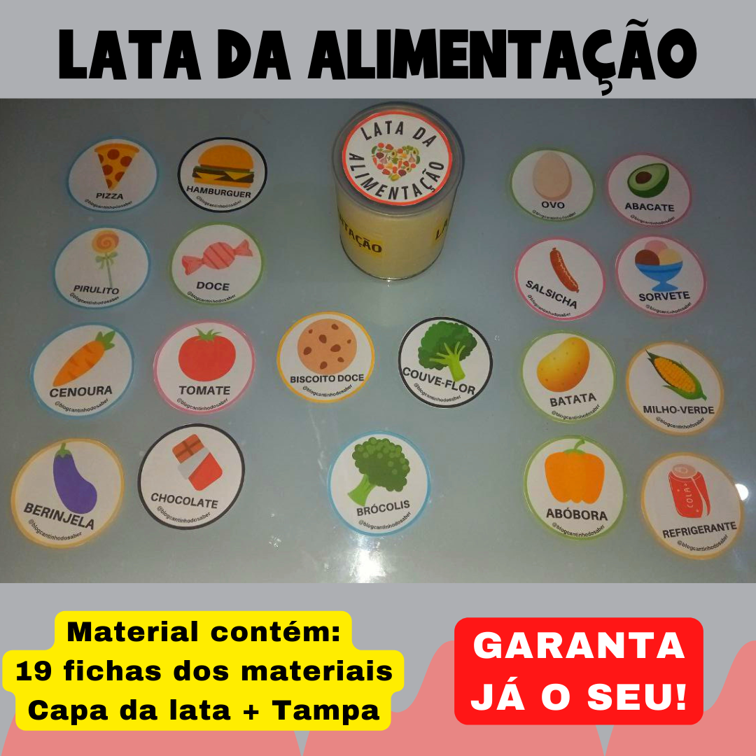 Arquivos Vídeo Alimentação Saudável Atividades Para A Educação Infantil Cantinho Do Saber 0350