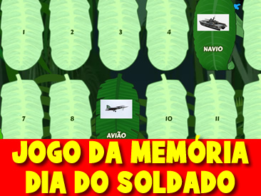 JOGO DA MEMÓRIA - DIA DO SOLDADO