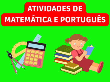 atividades de matemática e português