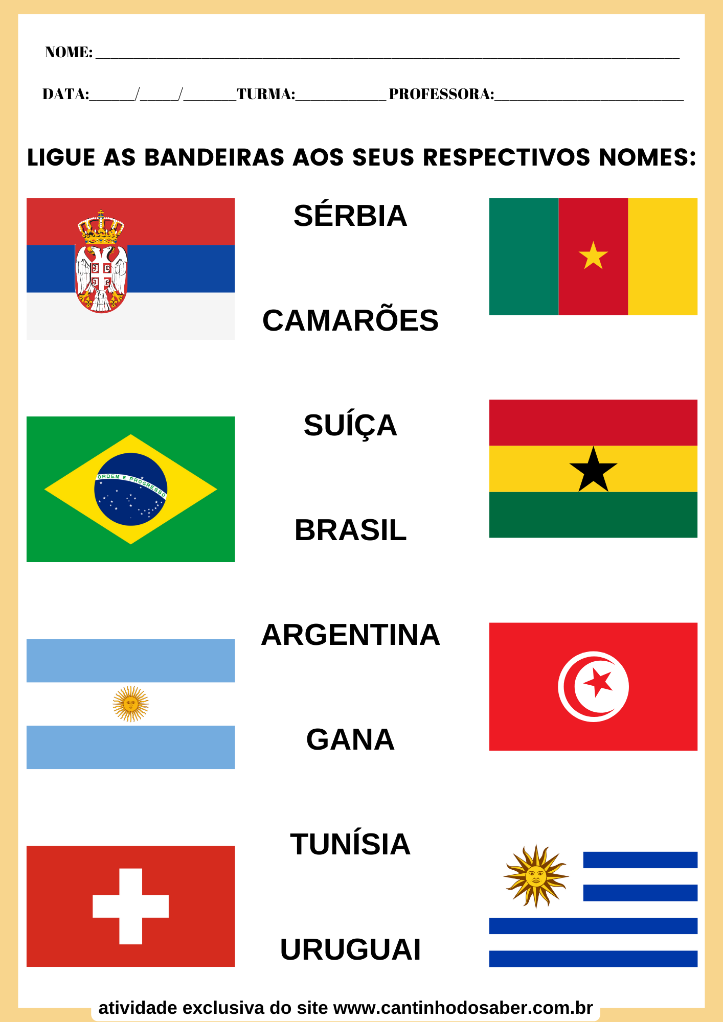 32 Bandeiras dos Países Quiz da Copa do Mundo (2022), Adivinhe Agora