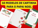 10 MODELOS DE CARTINHA PARA O PAPAI NOEL
