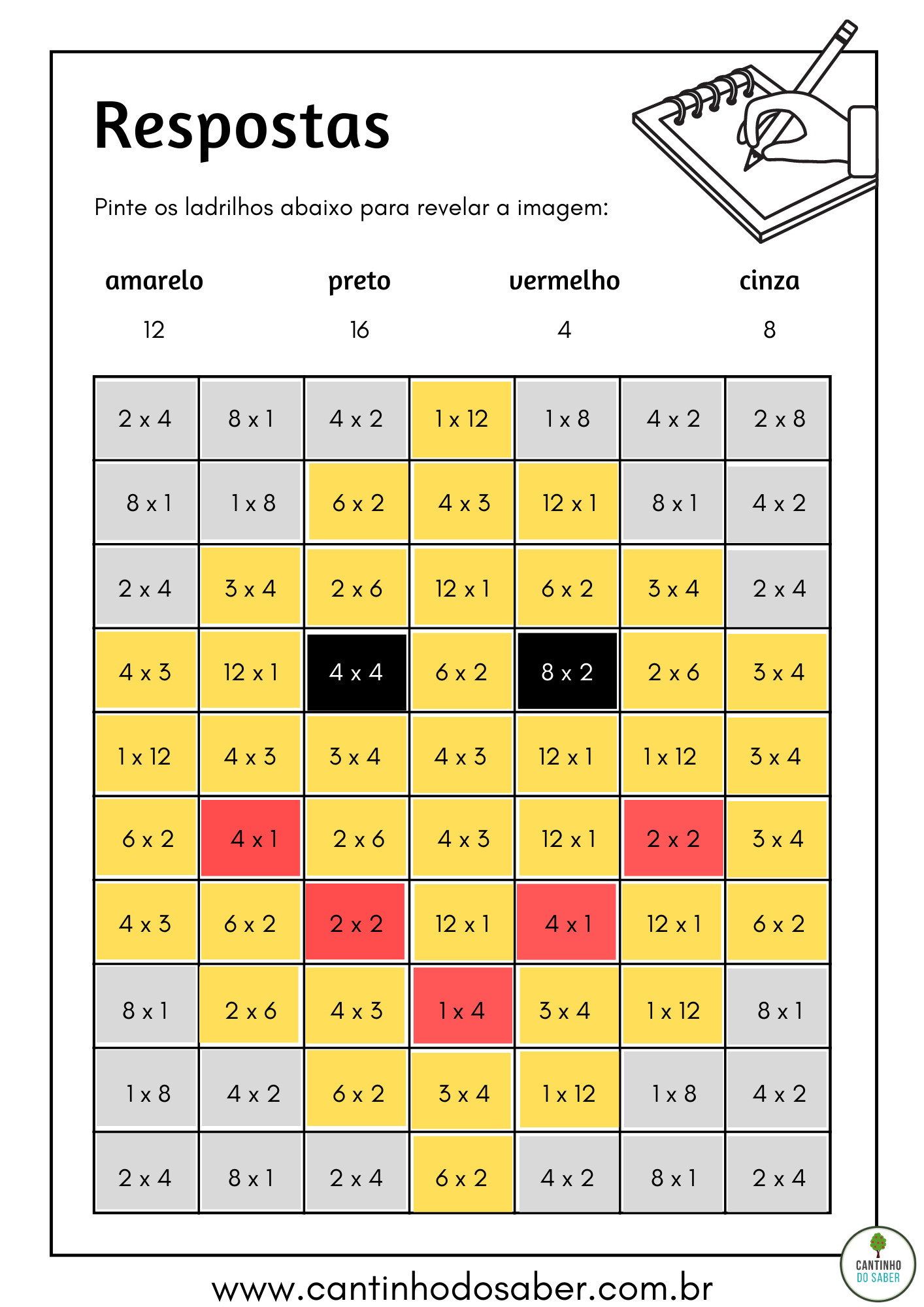 Caderno de Atividades de Matemática do 2º Ano (2023)