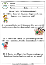 Probleminhas Para O Ano Da Turma Da M Nica Parte