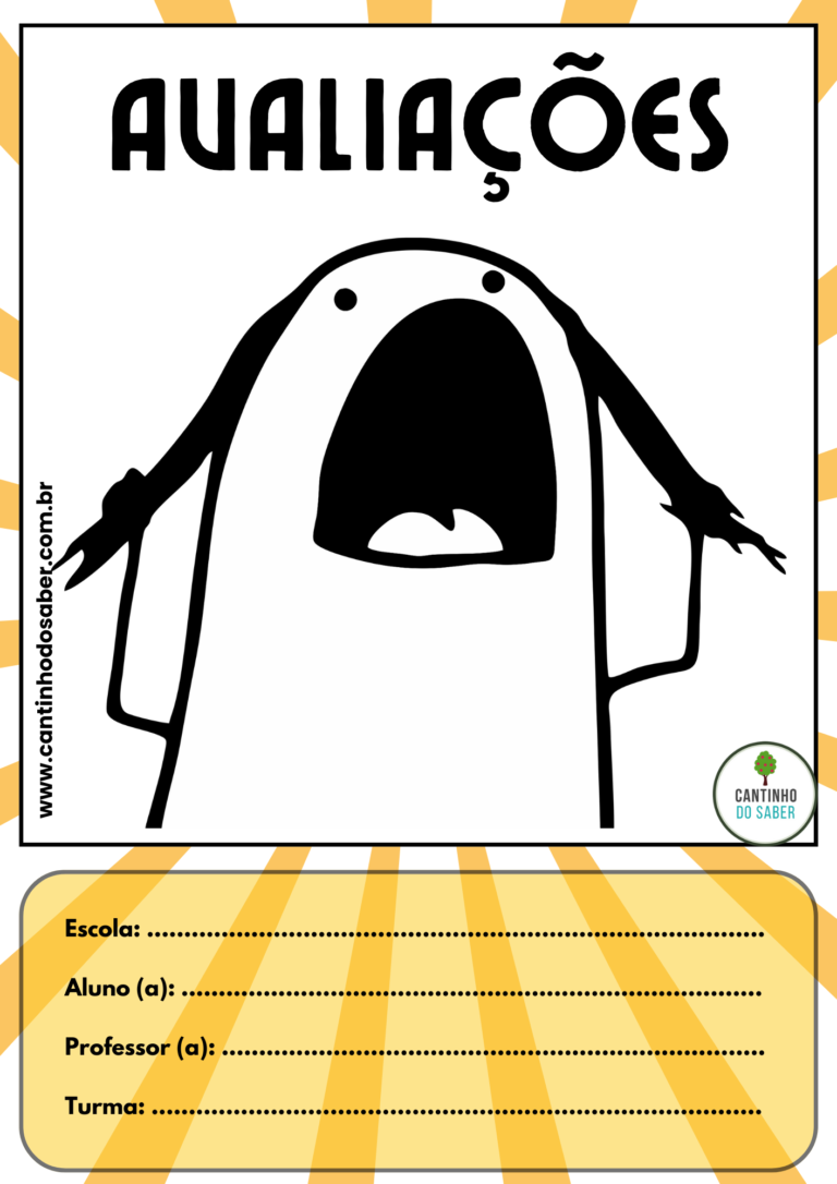 12 CAPAS DE CADERNO PRONTAS PARA COLORIR DO TEMA FLORK