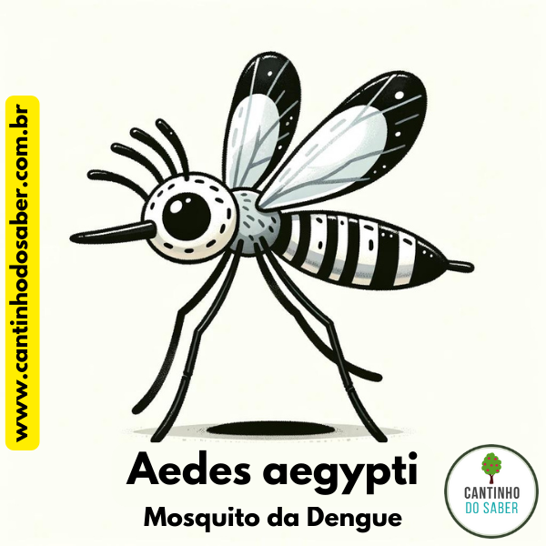 ilustração mosquito da dengue