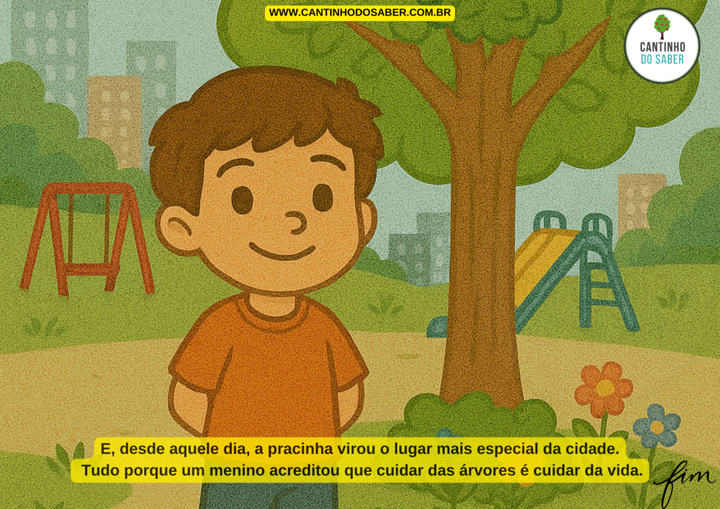 O MENINO QUE AMAVA AS ÁRVORES: UMA HISTÓRIA INFANTIL SOBRE PRESERVAÇÃO DA NATUREZA