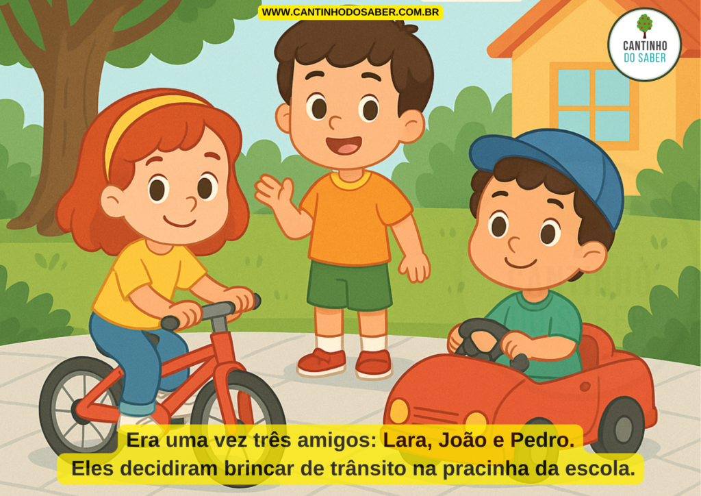 A HISTÓRIA A AVENTURA NO TRÂNSITO DA TURMINHA