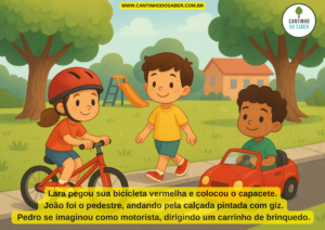 A HISTÓRIA A AVENTURA NO TRÂNSITO DA TURMINHA