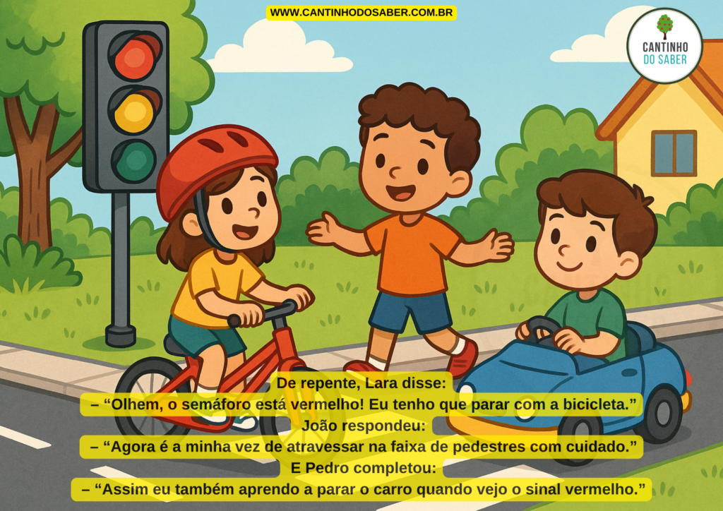 A HISTÓRIA A AVENTURA NO TRÂNSITO DA TURMINHA