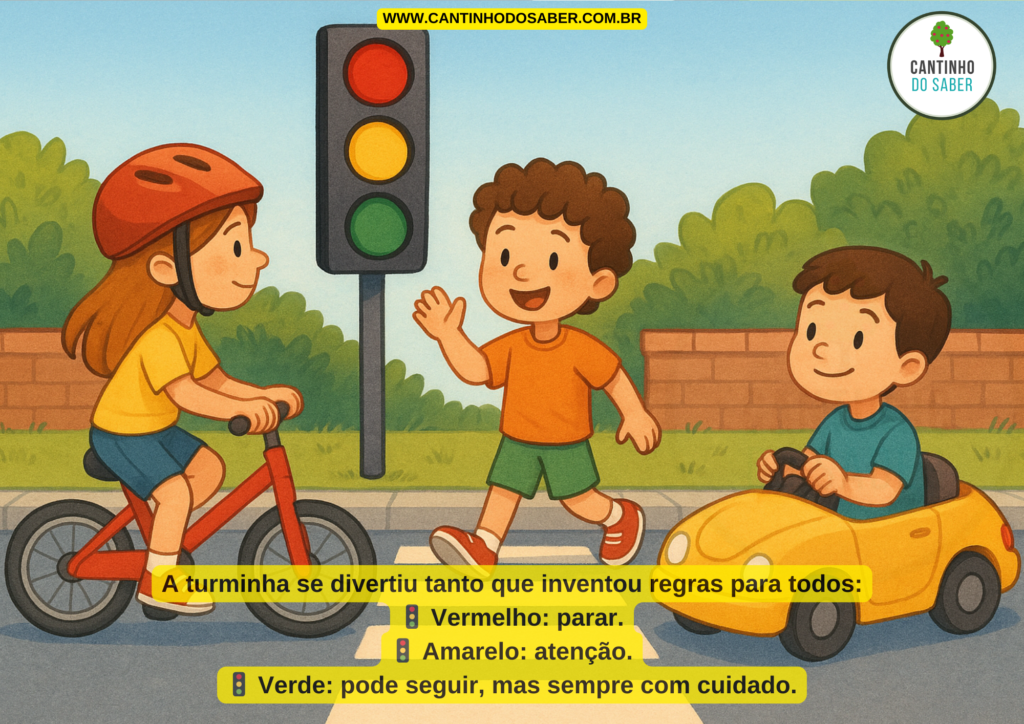 A HISTÓRIA A AVENTURA NO TRÂNSITO DA TURMINHA