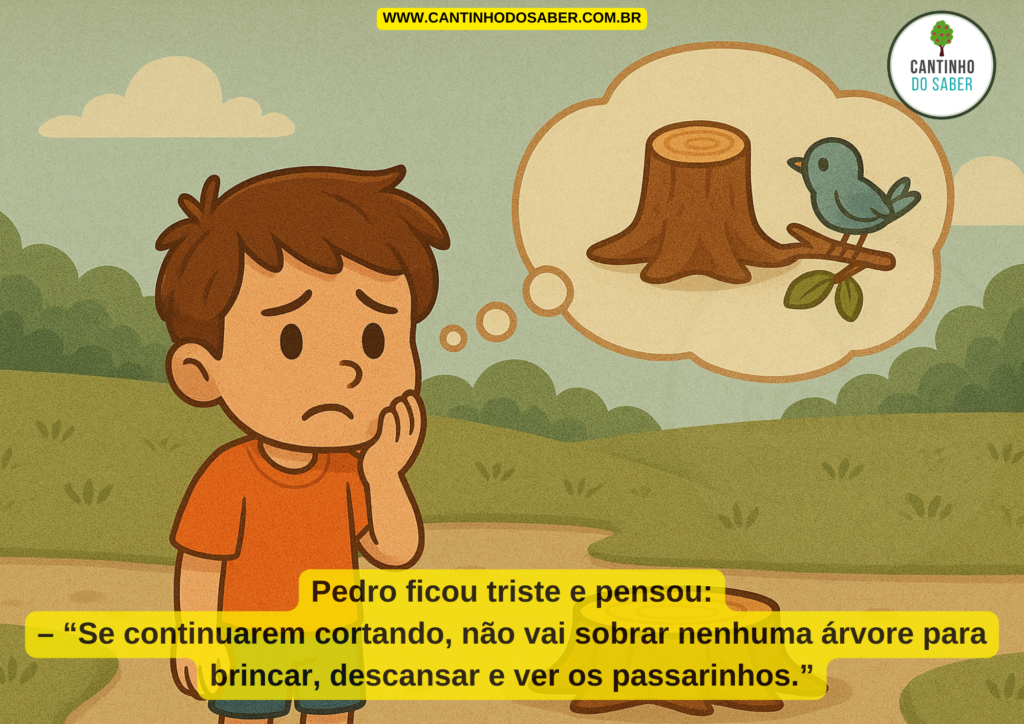 O MENINO QUE AMAVA AS ÁRVORES: UMA HISTÓRIA INFANTIL SOBRE PRESERVAÇÃO DA NATUREZA