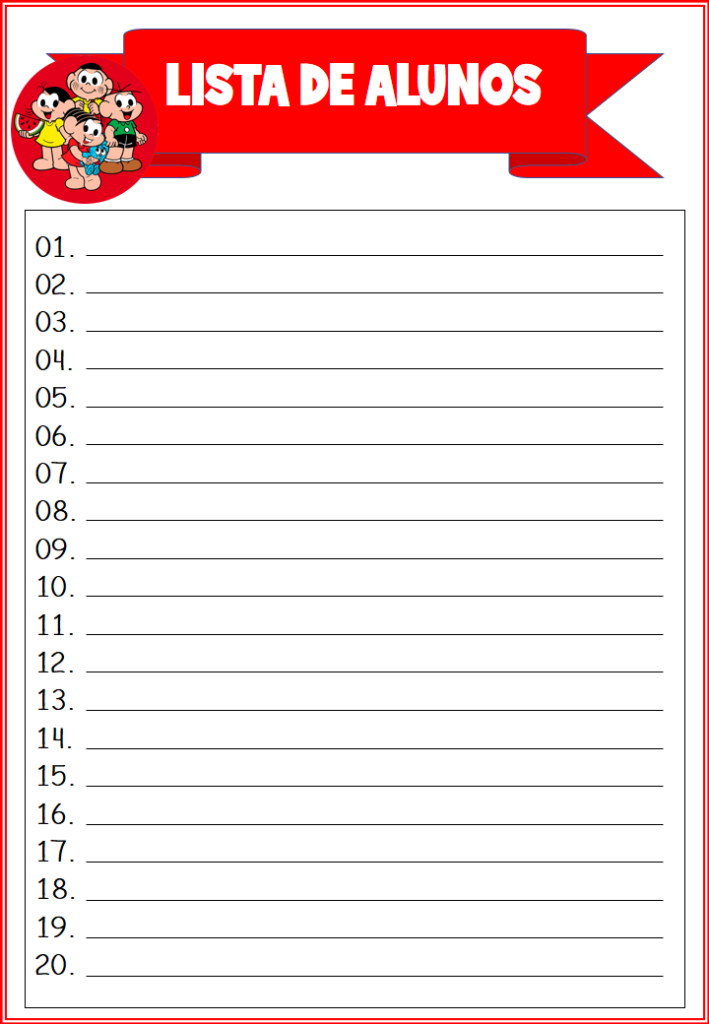 planner 2026 turma da monica