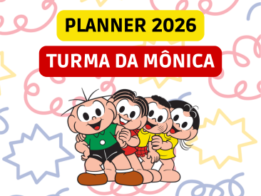 planner 2026 turma da monica